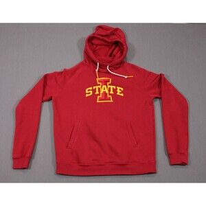 Nike Iowa State Cyclones  red hoodie adult medium High Neck Red Tag College
